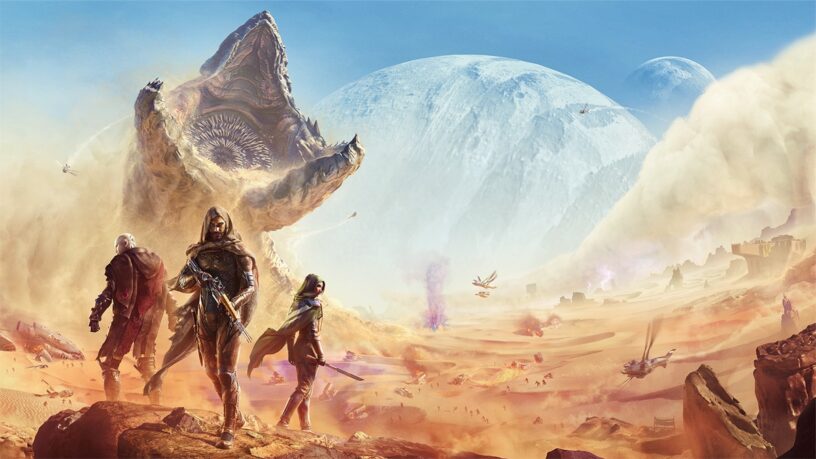 Dune: Awakening promo keyart.